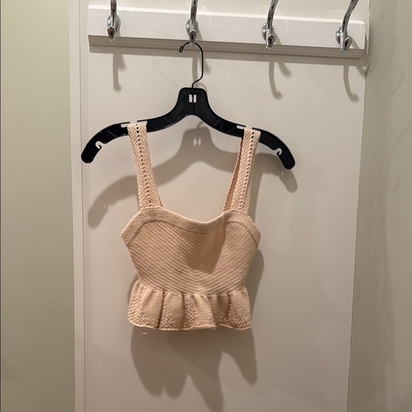 ALC Elegant Cream Knit Skirt/Top - Picture 3 of 5